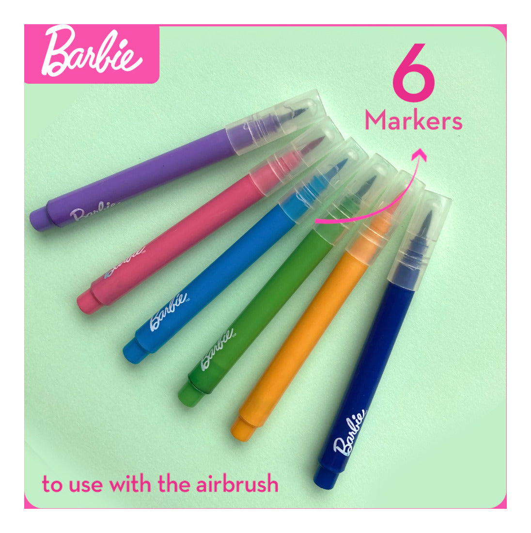 Barbie DIY Airbrush Studio Colour Splash Look Fashion Kit