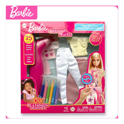 Barbie DIY Airbrush Studio Colour Splash Look Fashion Kit