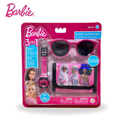 Barbie 3-in-1 Fashion Gift Set with Watch, Sunglasses & Wallet