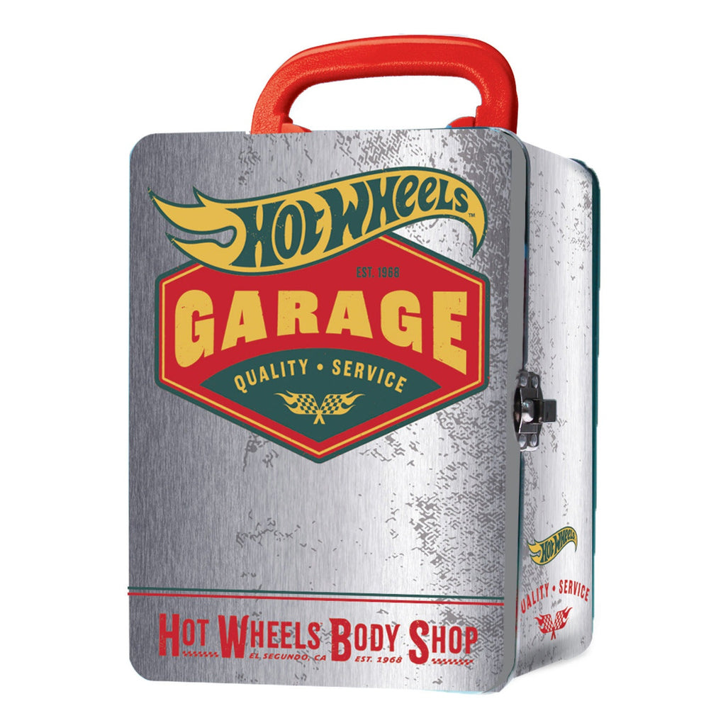 Hot Wheels Vintage Silver Metal Car Storage Case – 18 Cars