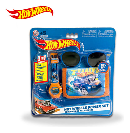 Hot Wheels Watch Wallet & Sunglasses Gift Set