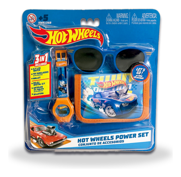 Hot Wheels Watch Wallet & Sunglasses Gift Set