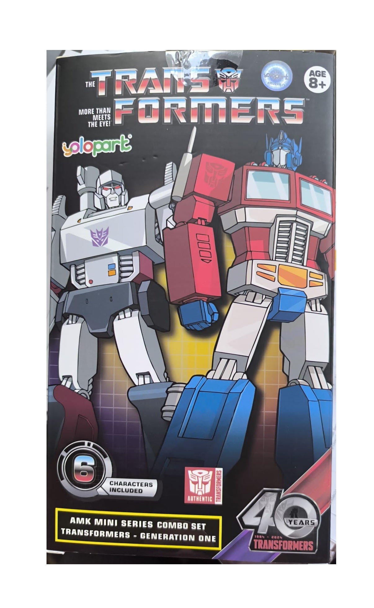 YOLOPARK Transformers Generation One AMK Mini Series 6-Pack Model Kit Set