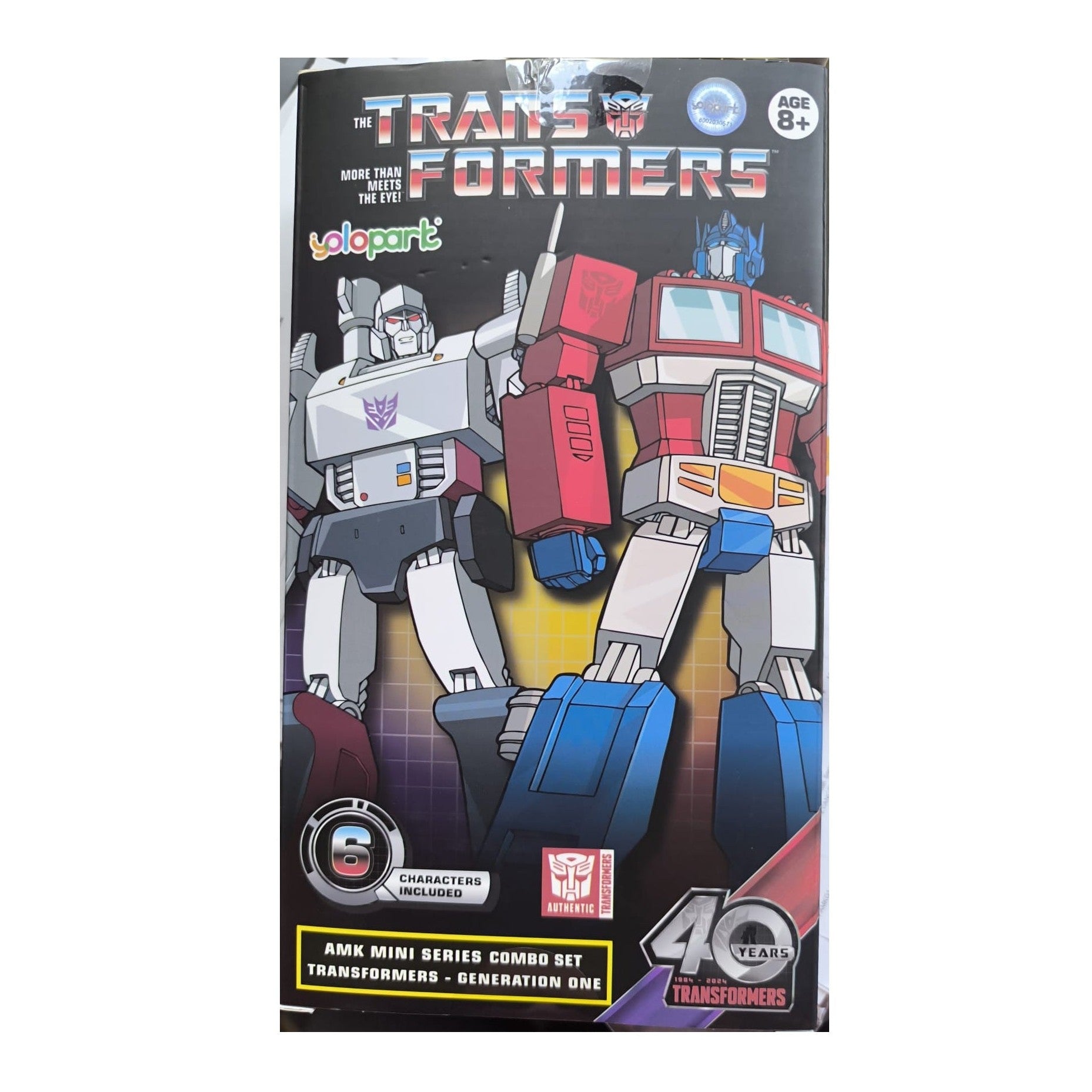 YOLOPARK Transformers Generation One AMK Mini Series 6-Pack Model Kit Set