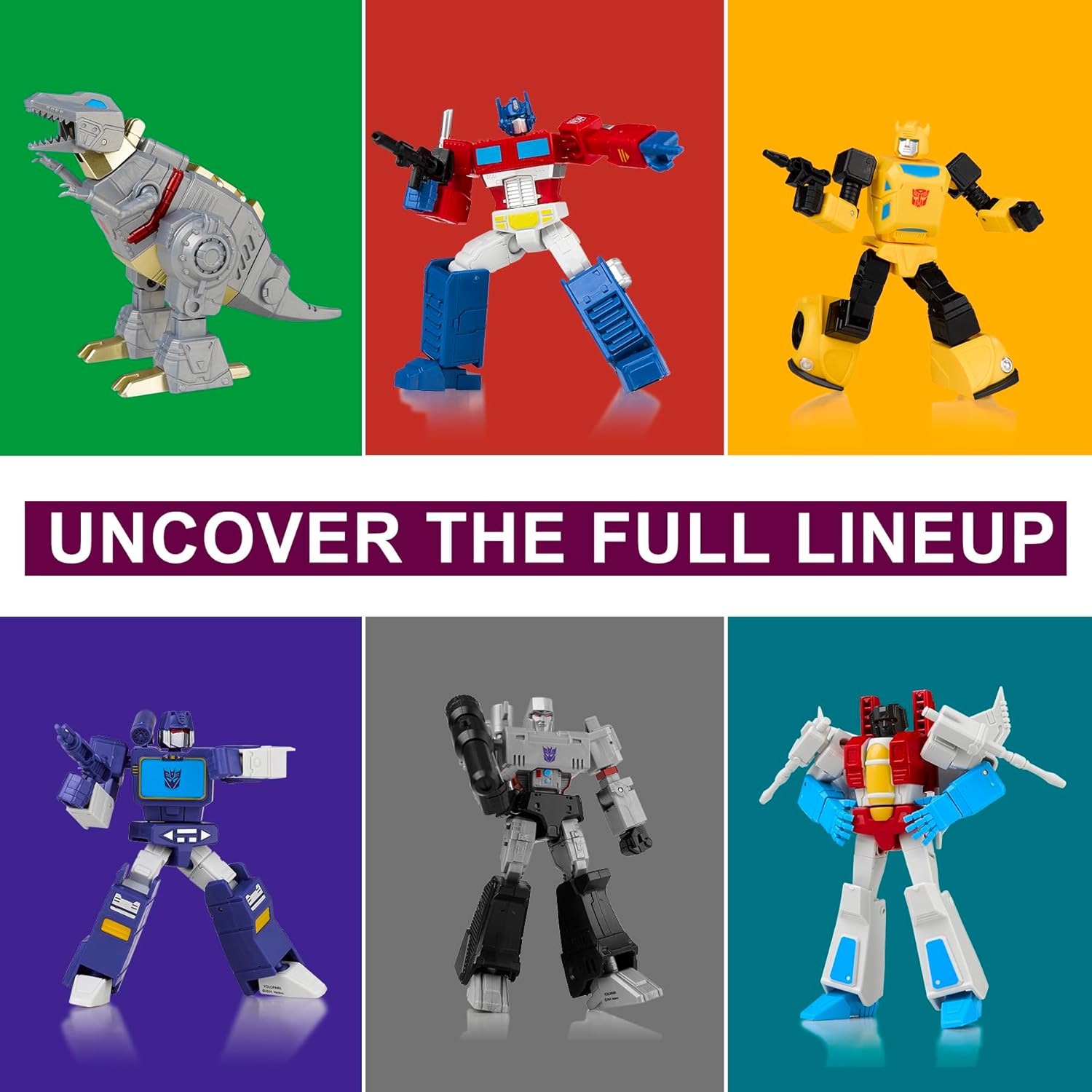 YOLOPARK Transformers Generation One AMK Mini Series 6-Pack Model Kit Set
