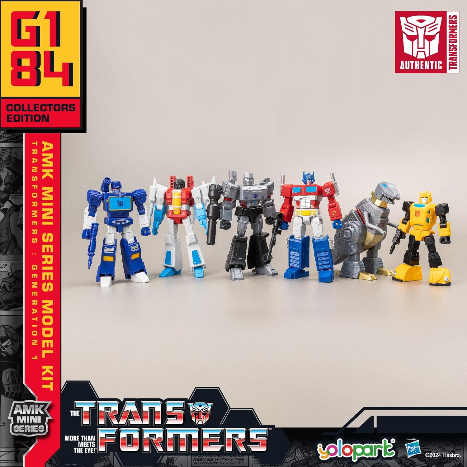 YOLOPARK Transformers Generation One AMK Mini Series 6-Pack Model Kit Set