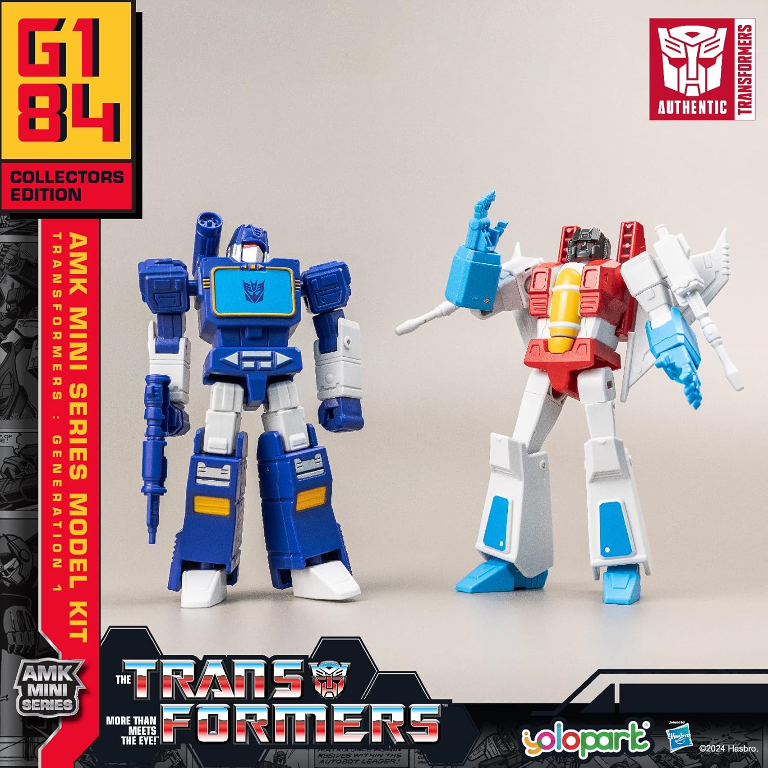 YOLOPARK Transformers Generation One AMK Mini Series 6-Pack Model Kit Set
