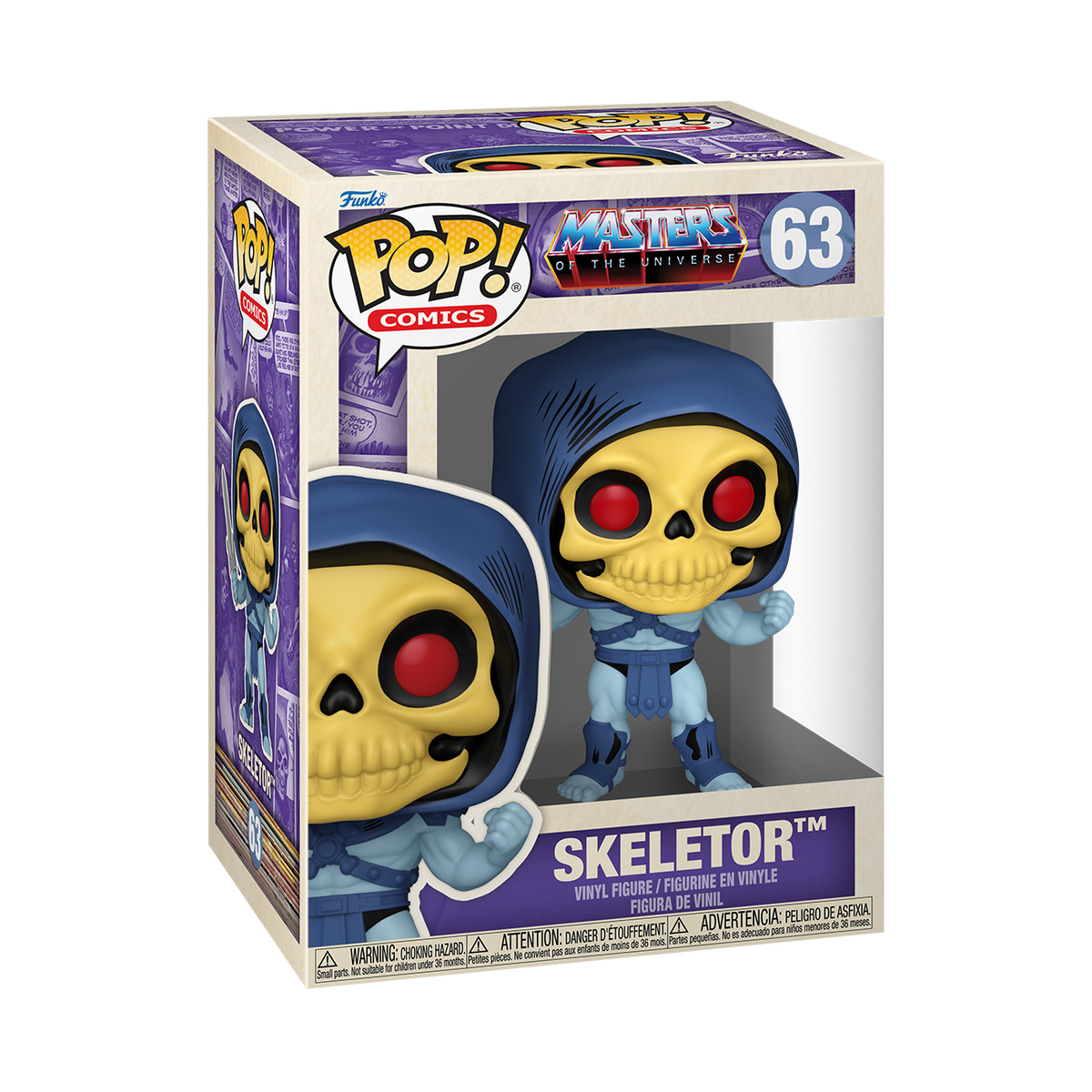 Funko Pop! Comics Masters of the Universe Skeletor (Vintage) Vinyl Figure #63