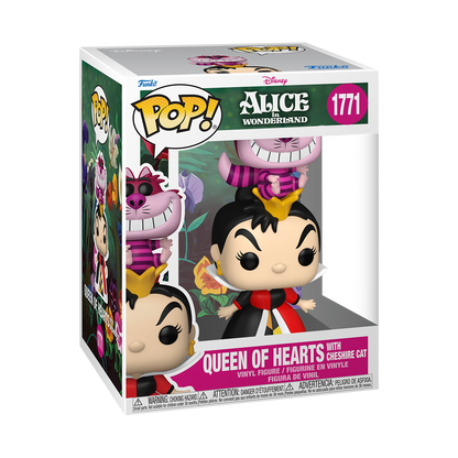 Funko Pop! Premium Disney Alice in Wonderland Queen of Hearts with Cheshire Cat Vinyl Figure #1771