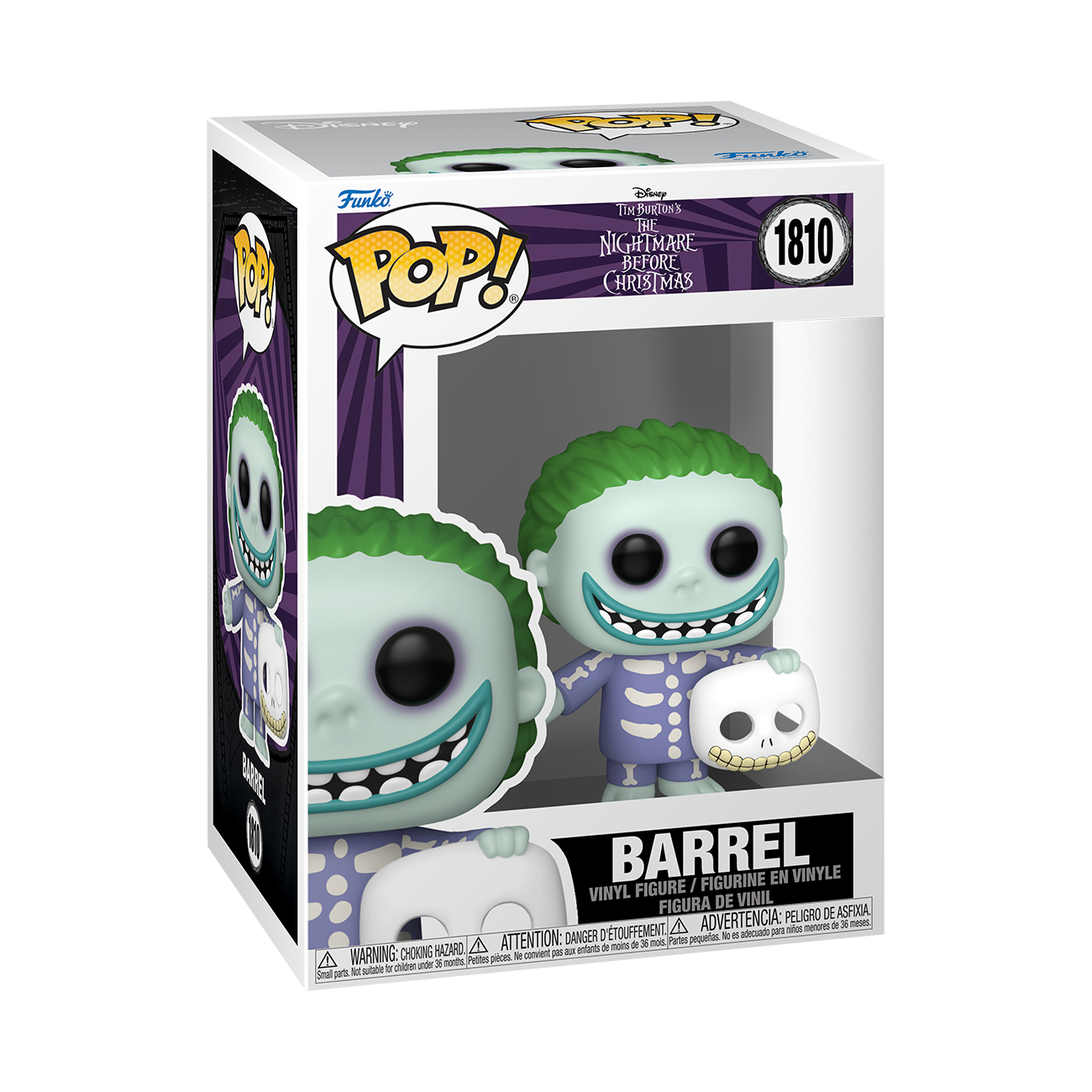 Funko Pop! Disney The Nightmare Before Christmas Barrel Vinyl Figure #1810