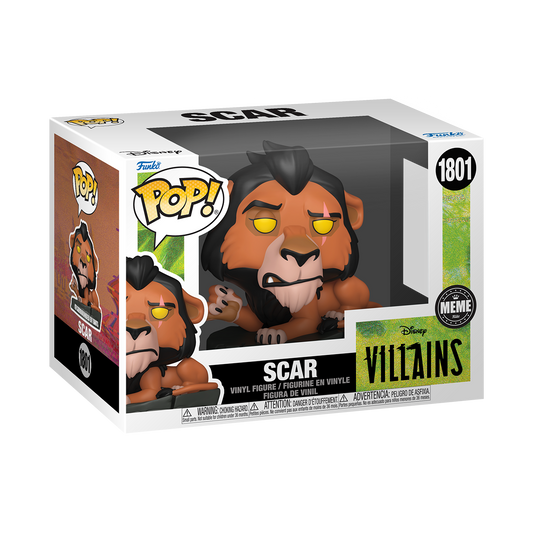 Funko Pop! Disney Villains The Lion King Scar Meme Vinyl Figure #1801