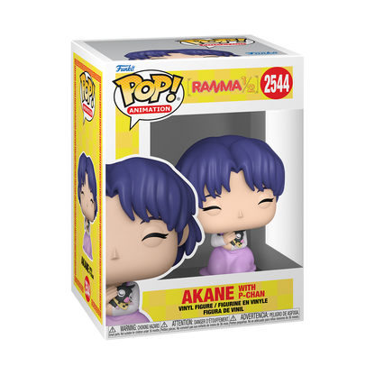 Funko Pop! Animation Ranma ½ Akane with P-Chan Vinyl Figure #2544