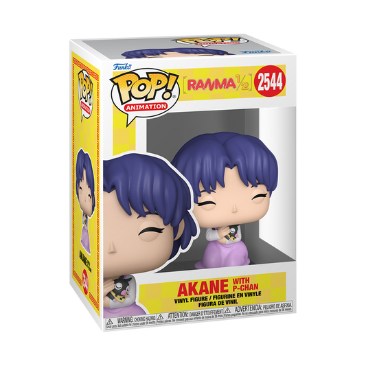 Funko Pop! Animation Ranma ½ Akane with P-Chan Vinyl Figure #2544