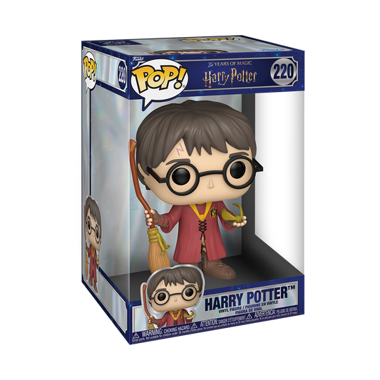 Funko Pop! Jumbo Harry Potter with Nimbus 2000 Vinyl Figure