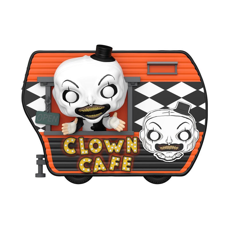 Funko Pop! Rides Deluxe Terrifier Art with Clown Café Vinyl Figure #149
