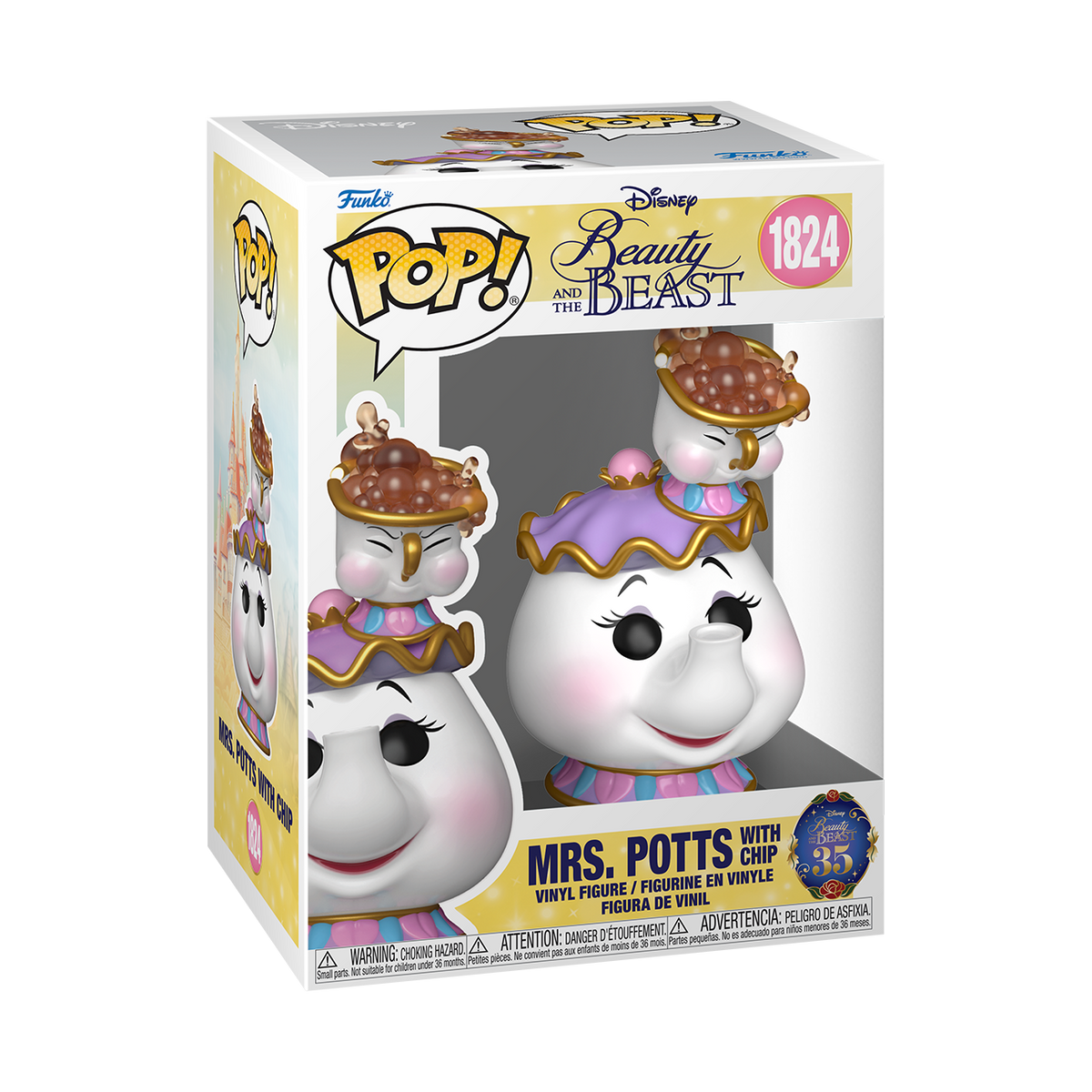 Funko Pop! Vinyl Disney Beauty and the Beast Mrs. Potts with Chip #1824