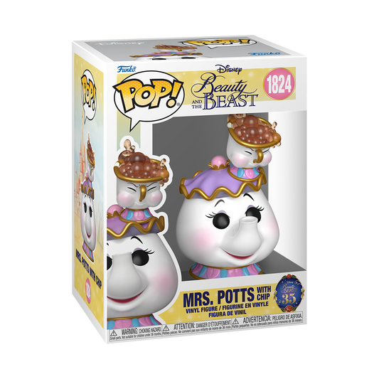 Funko Pop! Vinyl Disney Beauty and the Beast Mrs. Potts with Chip #1824