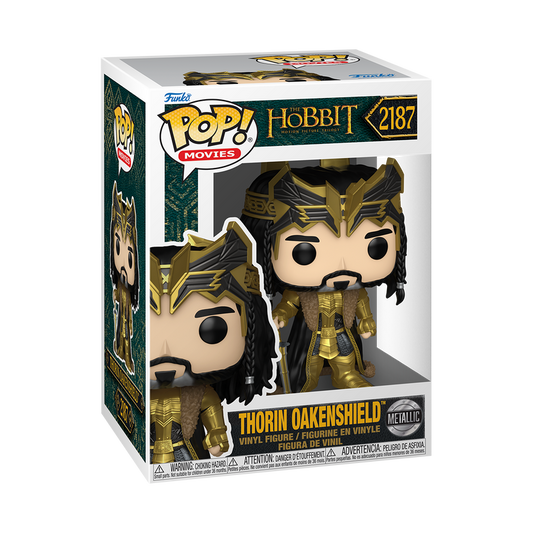 Funko Pop! Movies The Hobbit Thorin Oakenshield Metallic Vinyl Figure #2187