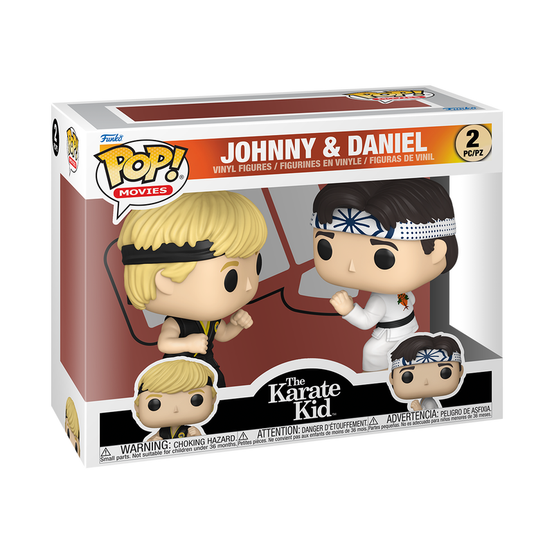 Funko Pop! Movies: The Karate Kid – Johnny & Daniel Vinyl Figure 2-Pack