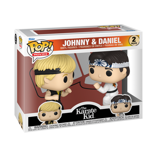 Funko Pop! Movies: The Karate Kid – Johnny & Daniel Vinyl Figure 2-Pack