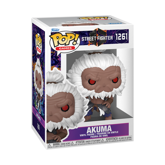 Funko Pop! Games Street Fighter 6 Akuma #1261 (1 in 6 Chance of Chase)
