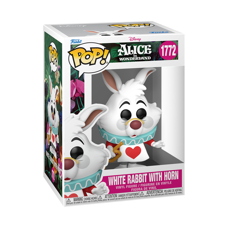 Funko Pop! Disney Alice in Wonderland White Rabbit with Horn Vinyl Figure #1772