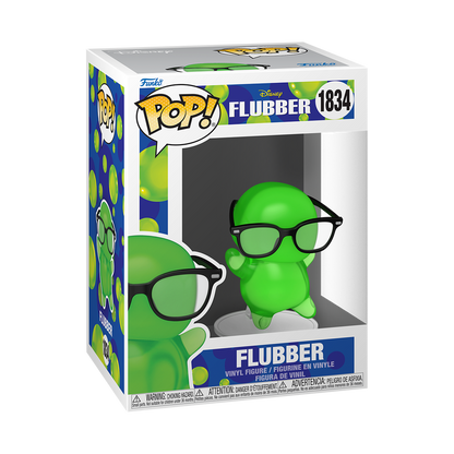 Funko Pop! Disney Flubber with Glasses Translucent Vinyl Figure