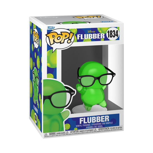 Funko Pop! Disney Flubber with Glasses Translucent Vinyl Figure