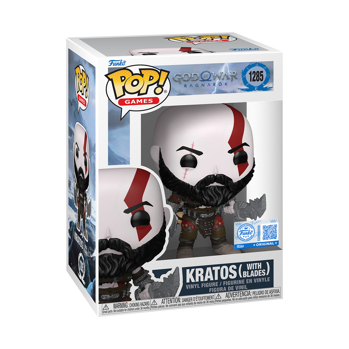 Funko Pop! Vinyl God of War Kratos with Blades #1285 Vinyl Figure #1285