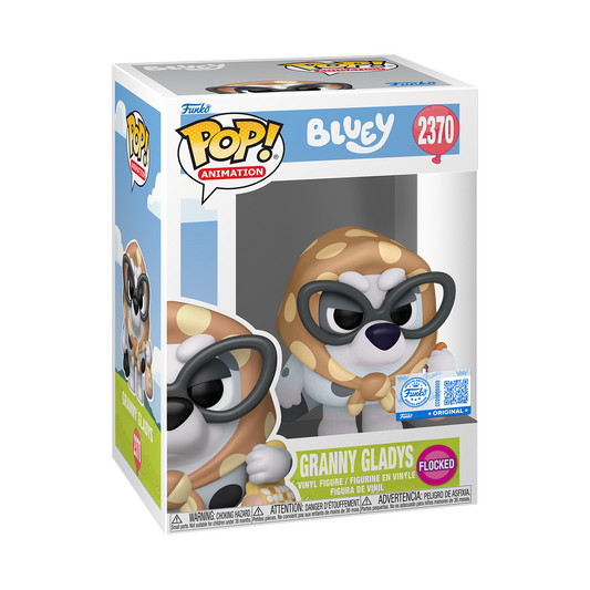Funko Pop! Animation Bluey Granny Gladys Muffin Flocked Vinyl Figure #2370