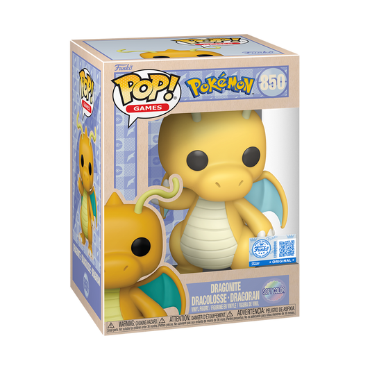 Funko Pop! Games Pokémon Dragonite (Soft Colour) Vinyl Figure #850
