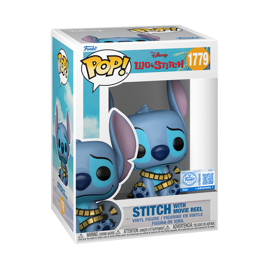 Funko Pop! Disney Lilo & Stitch – Stitch with Movie Reel Vinyl Figure #1779