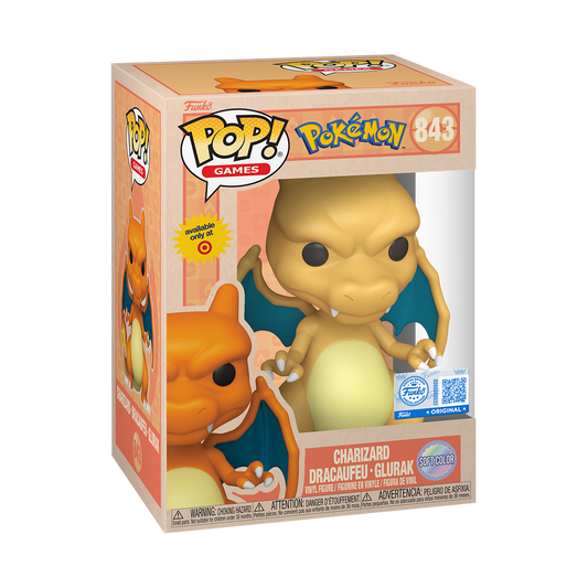Funko Pop! Games Pokémon Charizard Soft Color Exclusive Vinyl Figure #843