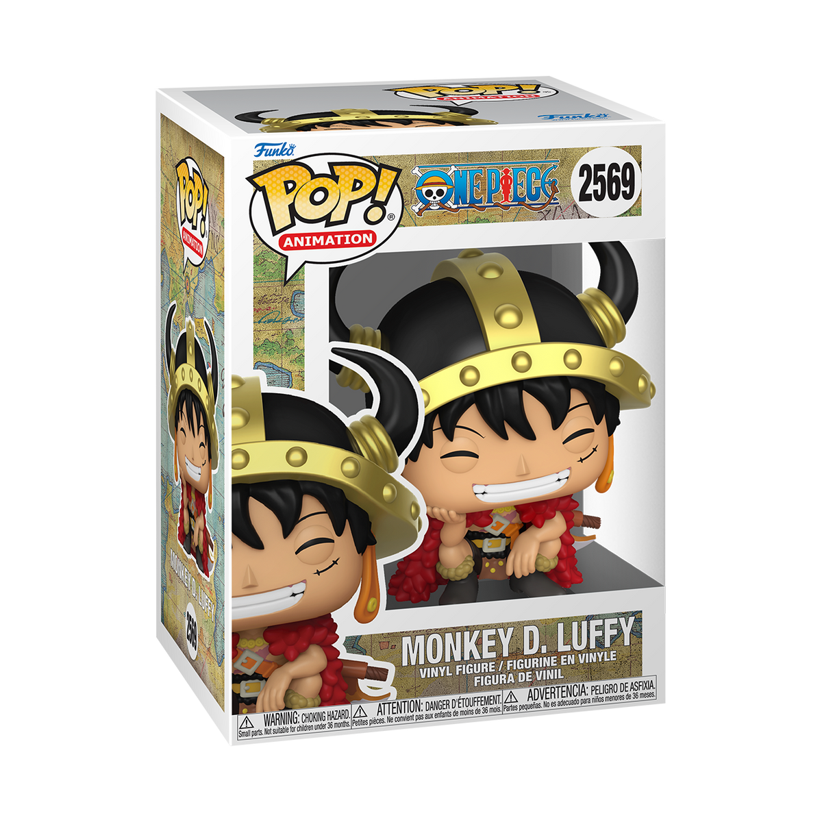 Funko Pop! Vinyl Animation One Piece Monkey D. Luffy with Helmet #2569 (1 in 6 Chance of Chase)