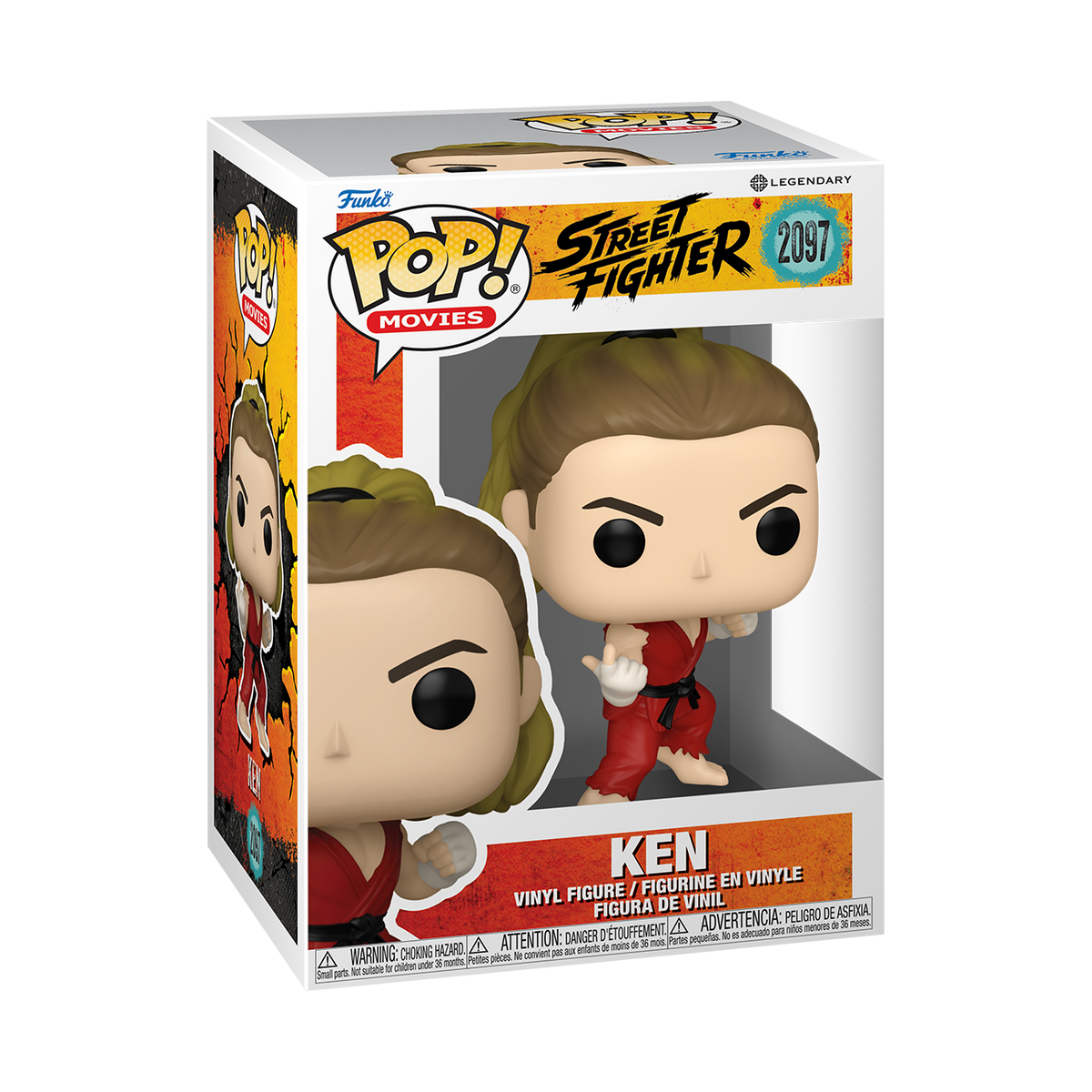Funko Pop! Movies Street Fighter Ken Vinyl Figure #2097