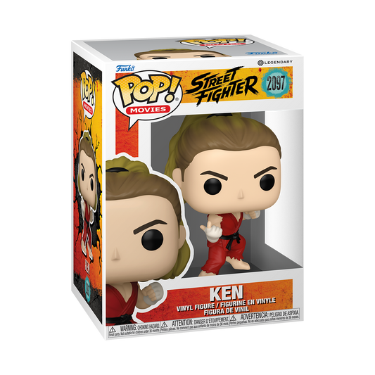 Funko Pop! Movies Street Fighter Ken Vinyl Figure #2097