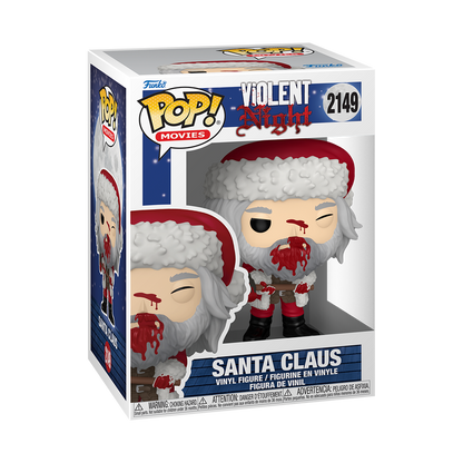 Funko Pop! Movies Violent Night Santa Claus with Skullcrusher (Bloody) #2149