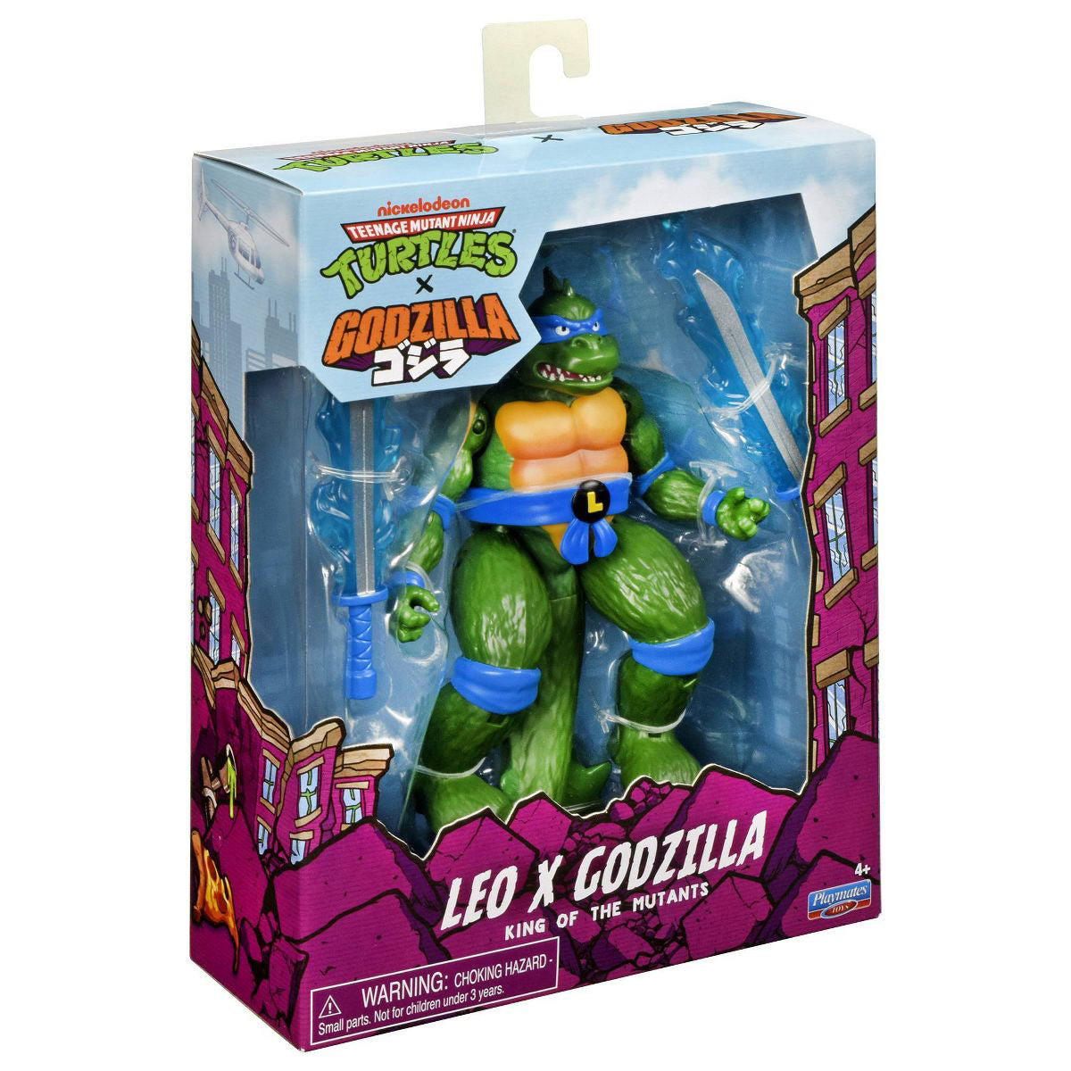 Teenage Mutant Ninja Turtles x Godzilla Leo x Godzilla Action Figure
