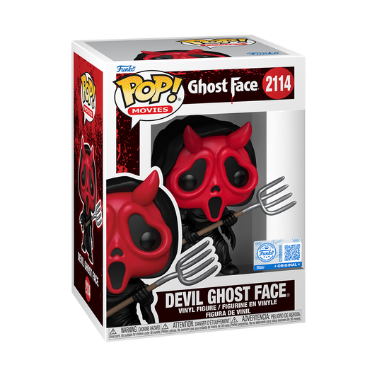 Funko Pop! Movies Scream Devil Ghost Face Vinyl Figure #2114 Exclusive