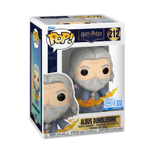 Funko Pop! Harry Potter Albus Dumbledore with Flames Vinyl Figure #212