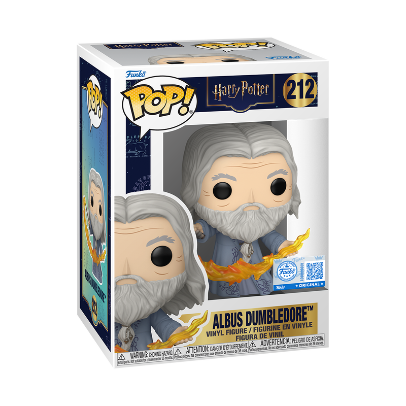 Funko Pop! Harry Potter Albus Dumbledore with Flames Vinyl Figure #212