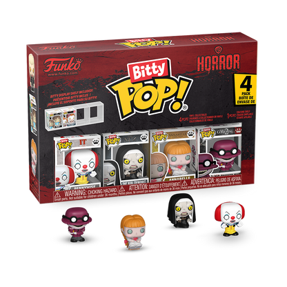 Funko Pop! Vinyl Funko Bitty POP! Warner Bros. Horror Pennywise 4 Pack