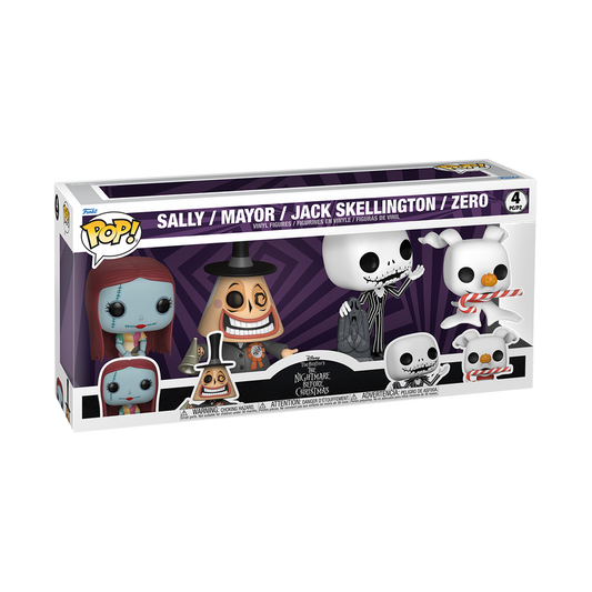 Funko Pop! Disney The Nightmare Before Christmas 4-Pack