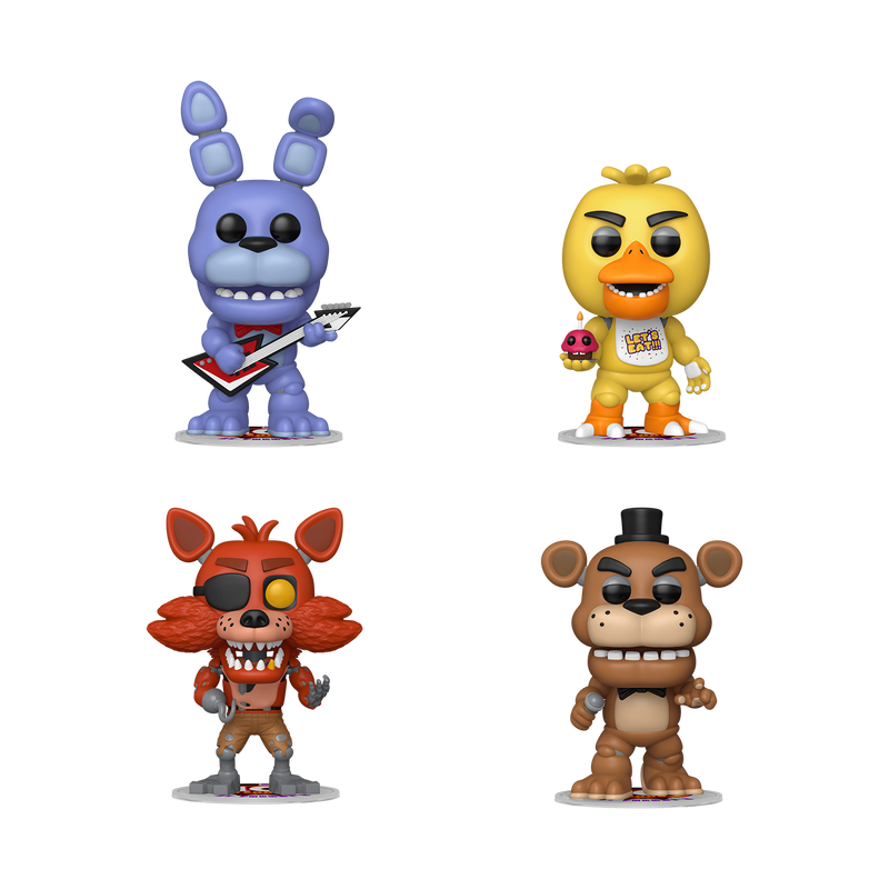 Funko Pop! Games Five Nights at Freddy's Freddy, Bonnie, Chica & Foxy 4-Pack