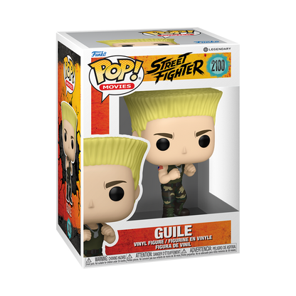 Funko Pop! Movies Street Fighter Guile Vinyl Figure #2100