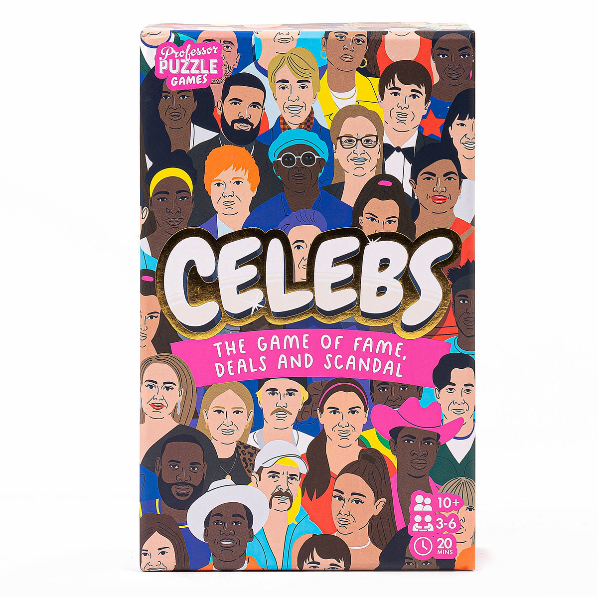 Professor Puzzle Celebs Card Game