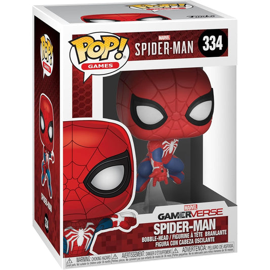 Funko Pop! Games Marvel Spider-Man Swinging Vinyl Figure #334