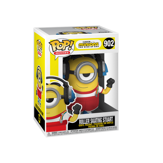 Funko Pop! Movies Minions: The Rise of Gru Roller Skating Stuart #902