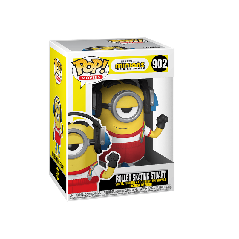 Funko Pop! Movies Minions: The Rise of Gru Roller Skating Stuart #902