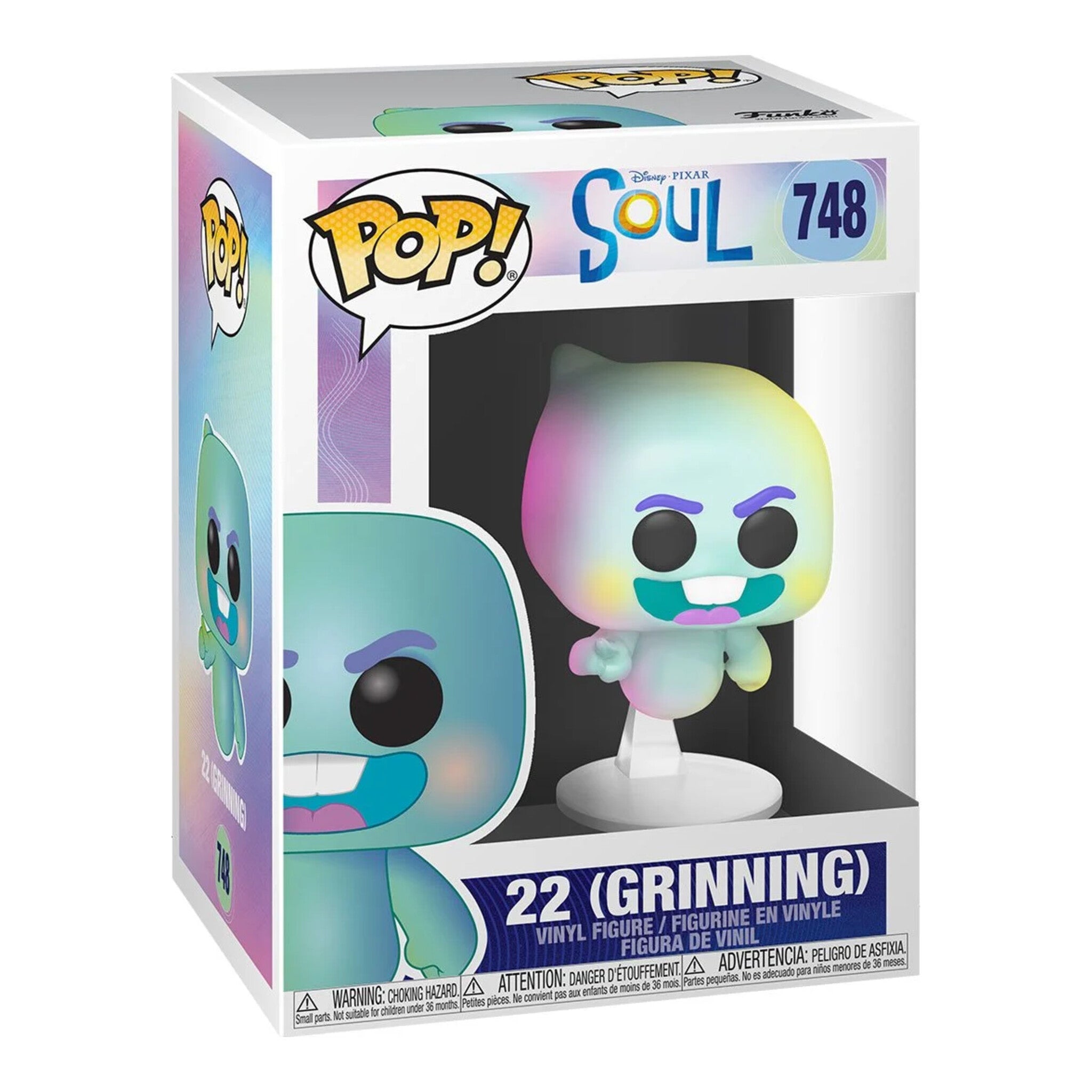 Funko Pop! Disney Pixar Soul 22 (Grinning) Vinyl Figure #748
